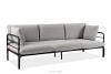 RAMBE Loft-Gartensofa auf Metallfüßen anthrazit/hellgrau - Foto 3