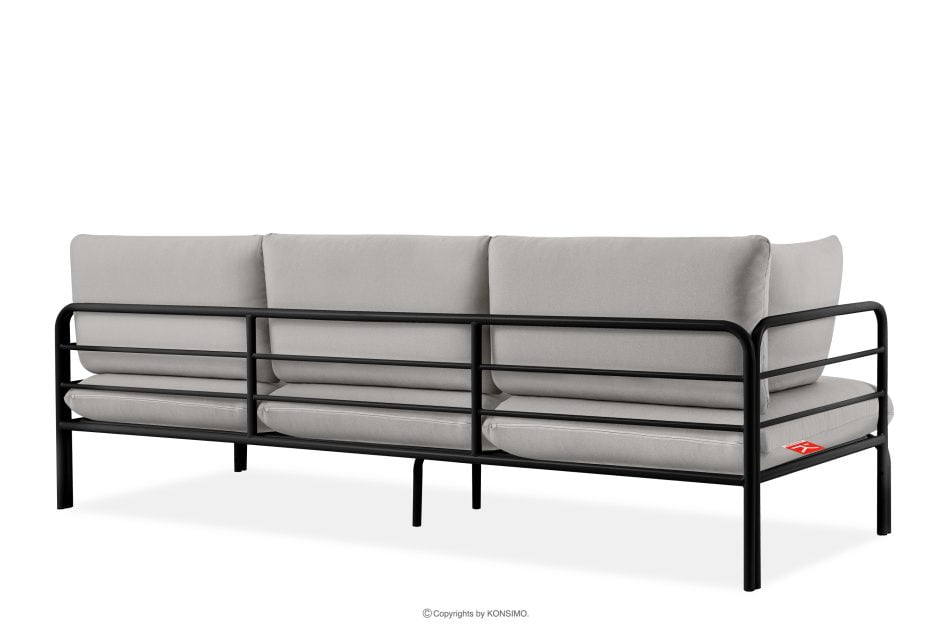 RAMBE Loft-Gartensofa auf Metallfüßen anthrazit/hellgrau - Foto 3