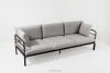RAMBE Loft-Gartensofa auf Metallfüßen anthrazit/hellgrau - Foto 2