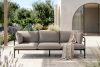 RAMBE Loft-Gartensofa auf Metallfüßen anthrazit/hellgrau - Foto 2
