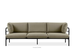 RAMBE, https://konsimo.de/kollektion/rambe/ Loft Gartensofa 3 auf Metallfüßen anthrazit/beige anthrazit/beige - Foto