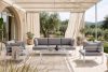 RAMBE Loft-Gartensofa auf Metallfüßen weiß/hellgrau weiß/hellgrau - Foto 12