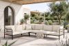 RAMBE Großes Loft-Gartenecksofa auf Metallfüßen anthrazit-/cremefarben anthrazit/cremeweiß - Foto 2