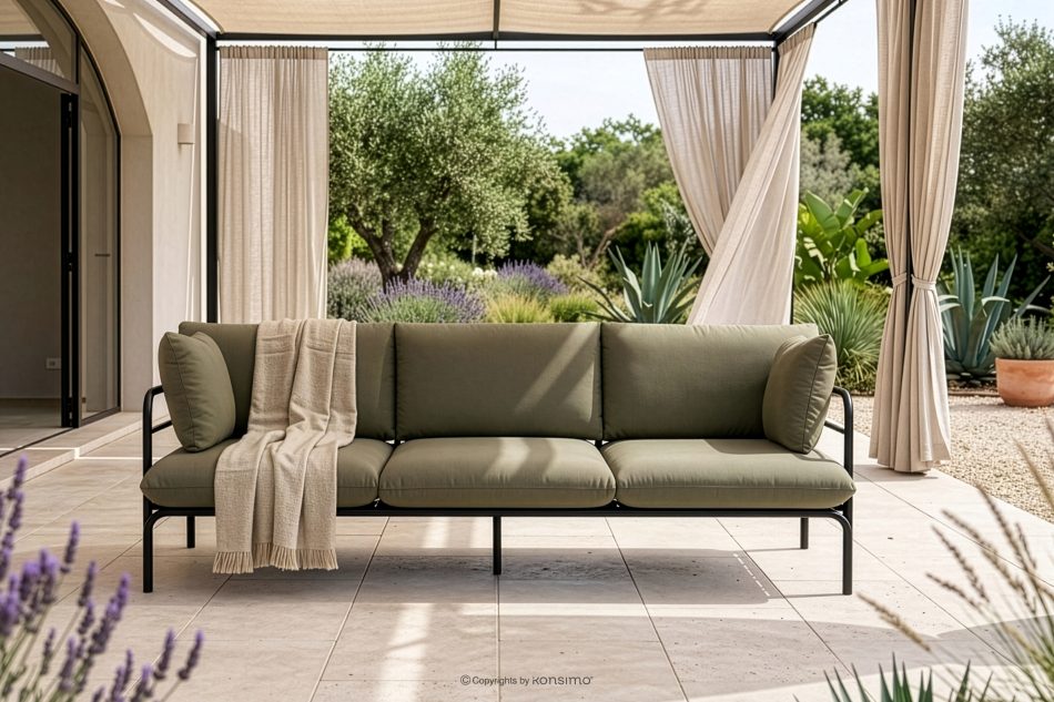 RAMBE Loft-Gartenmöbel-Set anthrazit/beige (Sitzplätze jeweils 1,1,3,1) anthrazit/beige - Foto 18