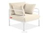 RAMBE Loft-Gartenmöbel-Set weiß/creme (Sitzplätze jeweils 1,1,3,1) weiß/cremeweiß - Foto 8