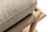 ATREDA Gartensessel im Boho-Stil aus natürlicher Esche beige Creme/jesion naturalny - Foto 8