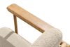 ATREDA Gartensessel im Boho-Stil aus natürlicher Esche beige Creme/jesion naturalny - Foto 12