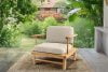 ATREDA Gartensessel im Boho-Stil aus natürlicher Esche beige Creme/jesion naturalny - Foto 2
