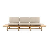 Gartensofa 3 aus Holz im Boho-Stil krew
