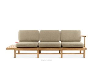 ATREDA, https://konsimo.de/kollektion/atreda/ 3-Sitzer Gartensofa Esche beige beige/natürliche Asche - Foto