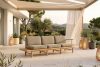 ATREDA 3-Sitzer Gartensofa Esche beige beige/natürliche Asche - Foto 23