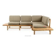Boho-Gartenecke aus massivem Eschenholz beige rechts