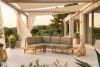 ATREDA Boho Ecksofa mit Esche massiv beige links beige/natürliche Asche - Foto 2