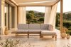 ATREDA Ecksofa aus Holz Creme/natürliche Asche rechts Creme/natürliche Asche - Foto 2