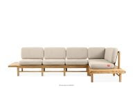 Boho-Gartenecke rechts Creme/natürliche Asche rechts