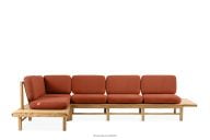 Gartenecke in Esche massiv orange links