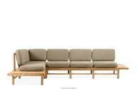 Gartenecke in Esche massiv beige links