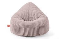 Sitzhocker aus Kordstoff rosa