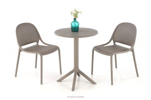 CADELI, https://konsimo.de/kollektion/cadeli/ Gartentisch und -stühle flieder beige - Foto