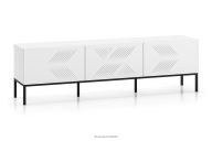 TV-Schrank auf schwarzen eleganten Beinen
