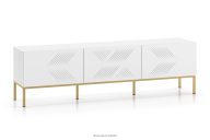 TV-Schrank auf goldenen Beinen elegant