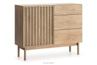 Loft-Stil Lattenrost Kommode Eiche/Cremona
