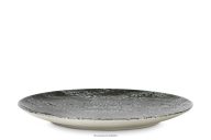 Porzellan Dessertteller dunkelgrau