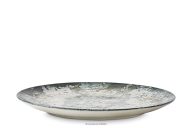Porzellan Dessertteller boho grün
