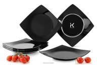 Dessertteller 6 tlg. schwarz