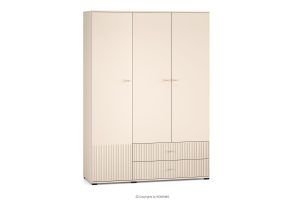 DROMA, https://konsimo.de/kollektion/droma/ Geräumiger Schlafzimmer-Kleiderschrank dreitürig cremefarben cremefarben - Foto