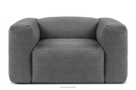 Lounge-Sessel aus Gewebestoff aschgrau