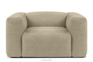 Lounge-Sessel aus Gewebestoff sand