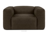 Loungesessel aus Gewebestoff braun
