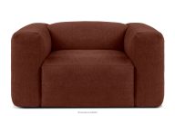 Loungesessel für das Wohnzimmer aus Gewebestoff orange