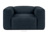 Lounge-Sessel aus Gewebestoff dunkelblau