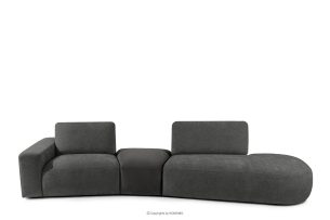 ZUCCO, https://konsimo.de/kollektion/zucco/ Modulsofa Chenille/Velours dunkelgrau dunkelgrau - Foto