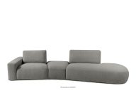 Modulsofa Organic Boucle Esche dunkel
