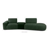 Modulsofa Chenille/Velours dunkelgrün