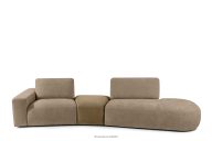 Modulsofa Chenille/Chenille beige Bio