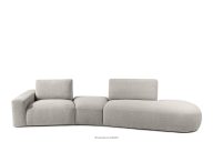 Organic Boucle Modularsofa braun