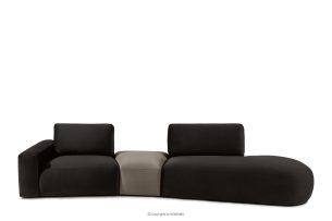 ZUCCO, https://konsimo.de/kollektion/zucco/ Modulsofa Velours braun/beige braun/beige - Foto