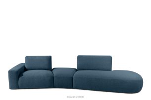 ZUCCO, https://konsimo.de/kollektion/zucco/ Organic Boucle Modularsofa dunkelblau dunkelblau - Foto