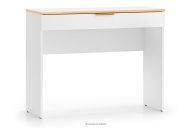 Schreibtisch elegant weiß auf goldenen Beinen