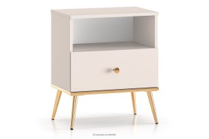 FRALIA, https://konsimo.de/kollektion/fralia/ Nachttisch im eleganten Stil cremefarb cremefarben - Foto