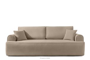 MESSO, https://konsimo.de/kollektion/messo/ Shaggy dreisitziges ausziehbares Sofa beige beige - Foto