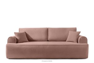 MESSO, https://konsimo.de/kollektion/messo/ Shaggy dreisitziges ausziehbares Sofa rosa rosa - Foto