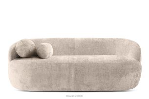 NELUM, https://konsimo.de/kollektion/nelum/ Modernes Sofa aus Chenille-Stoff cremefarbig creme - Foto