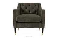 Eleganter Sessel Kunstleder graphit