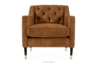 Eleganter Sessel aus Kunstleder rot