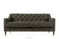 Zweisitzer-Sofa im eleganten Stil graphit